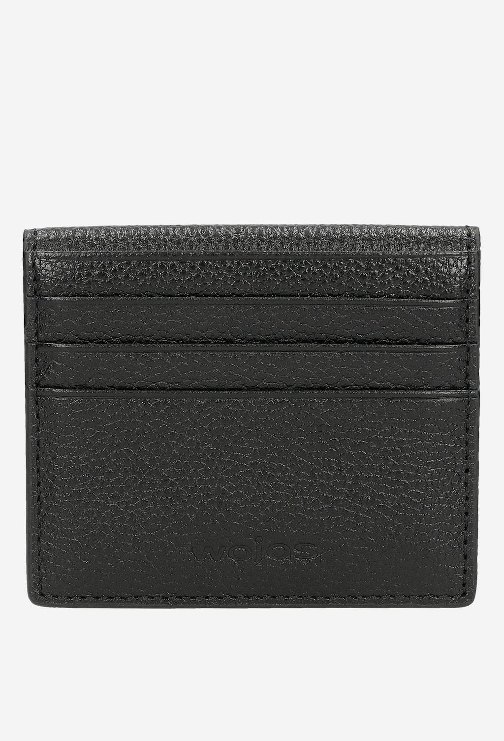 Czarny skórzany portfel męski na karty i banknoty 91026-51 Widok 1