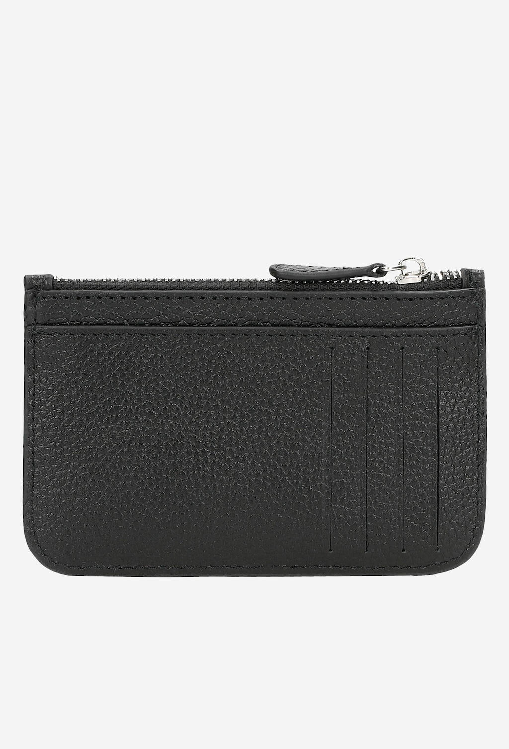 Czarny portfel męski z zapięciem na zamek 91025-51 Widok 3