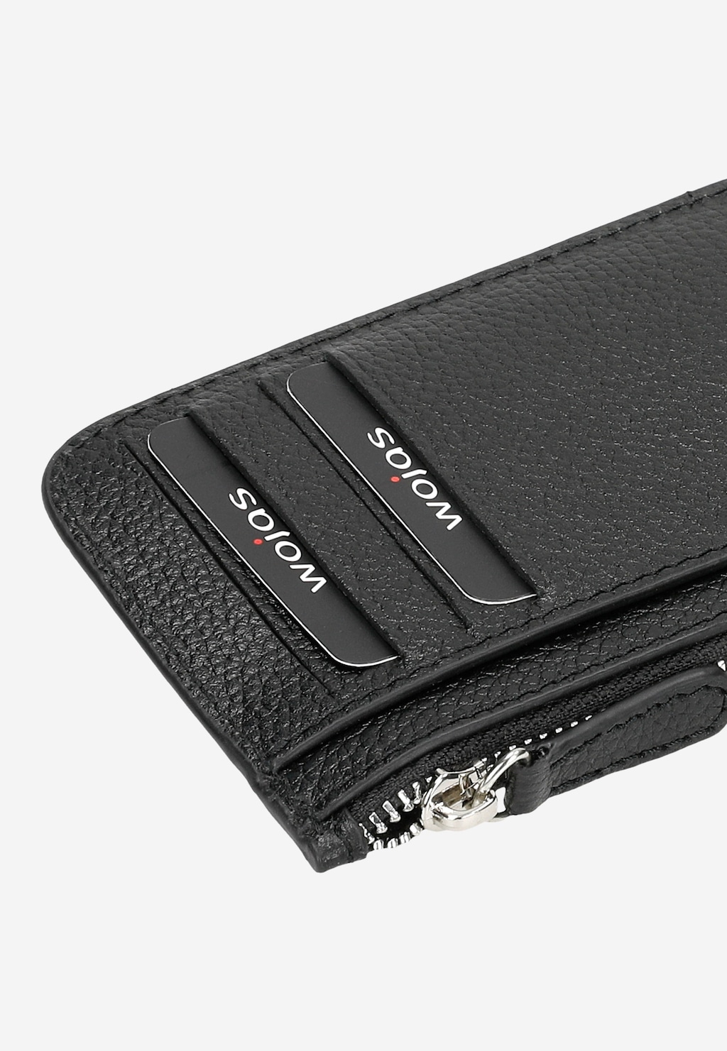 Czarny portfel męski z zapięciem na zamek 91025-51 Widok 6