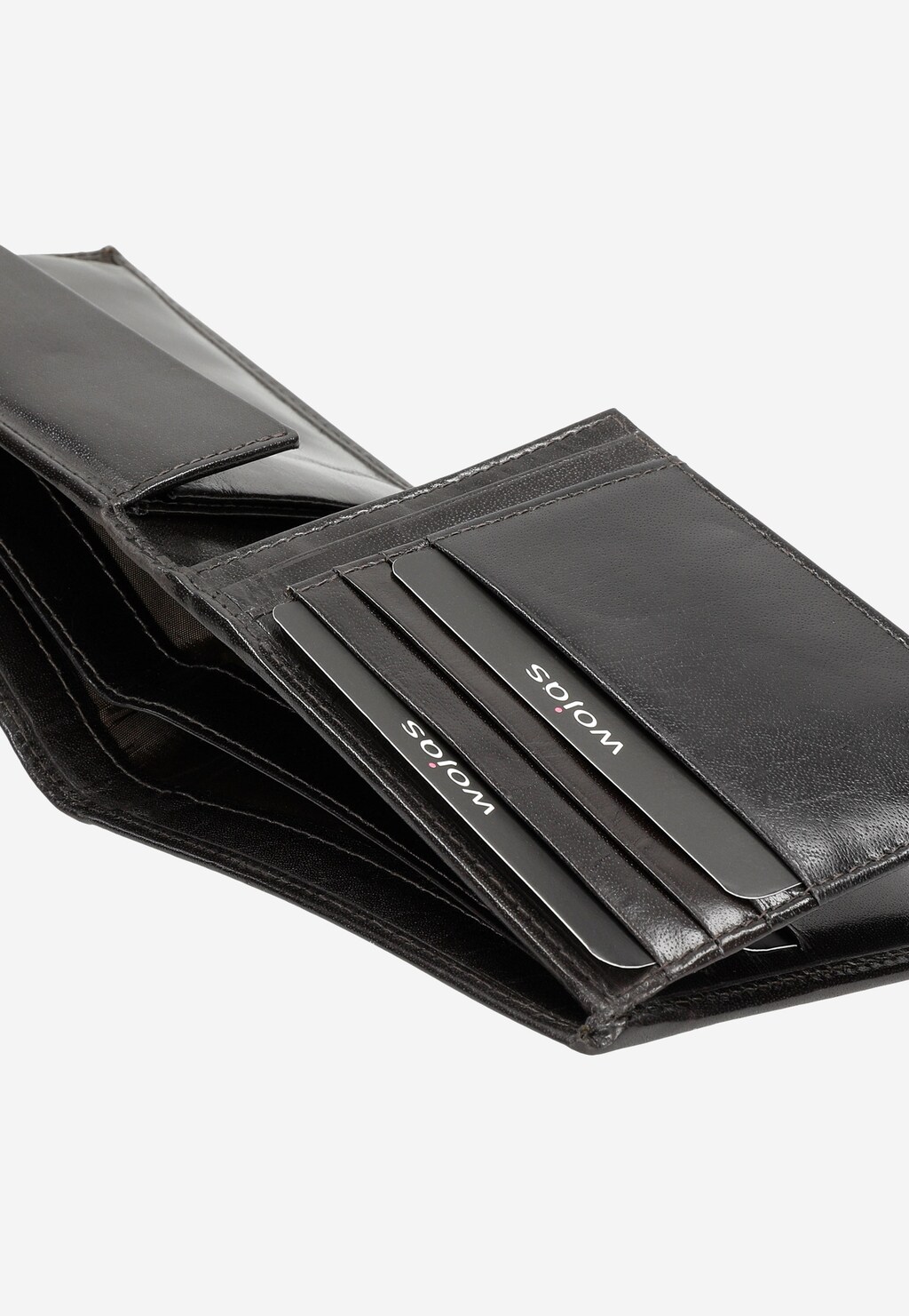 Klasyczny portfel męski w kolorze ciemnego brązu 91030-52 Widok 5