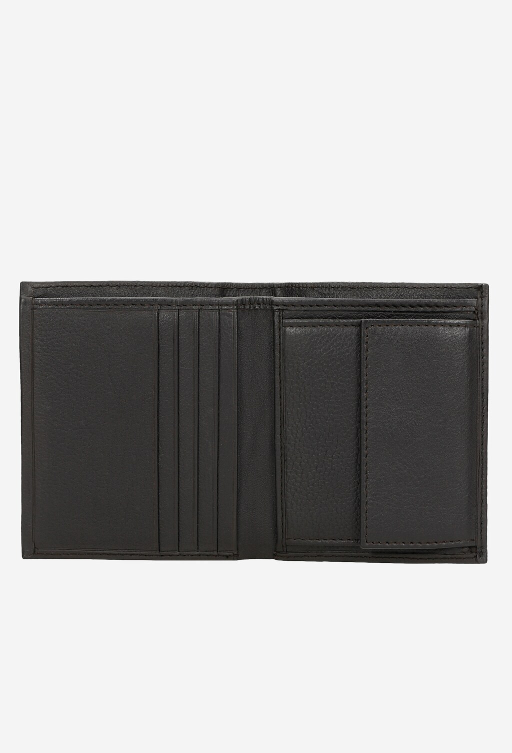 Tmavě hnědá kožená peněženka pánská z hladké kůže 91031-52 Widok 5