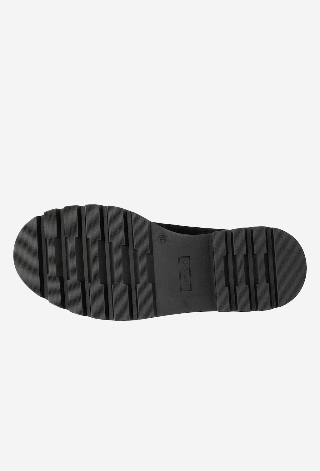 Czarne jesienne bikery damskie z dwoiny welurowej i stretchu  55100-81 Widok 6