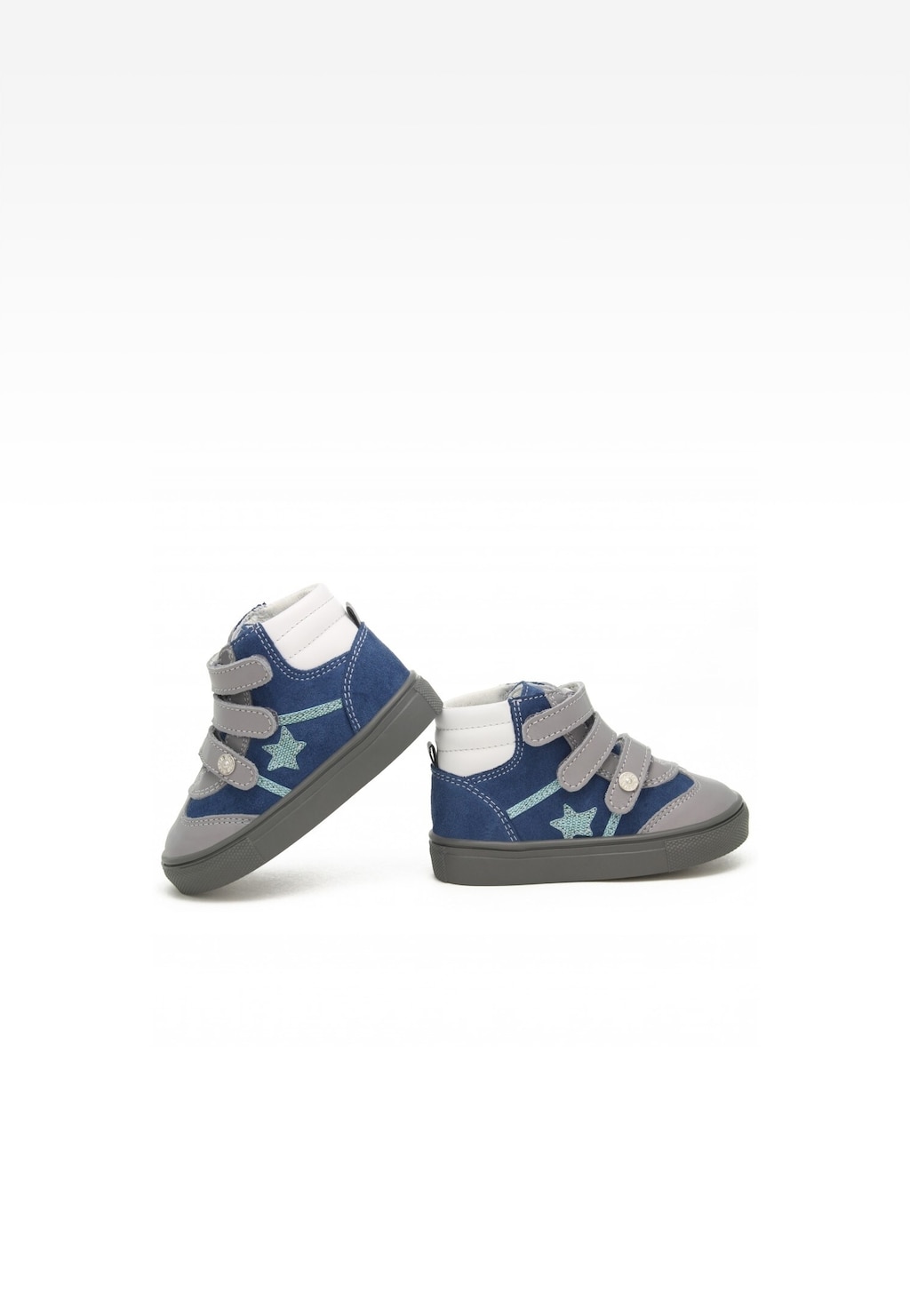 Zateplené kotníkové boty BARTEK 11575008, modro-šedé Widok 6