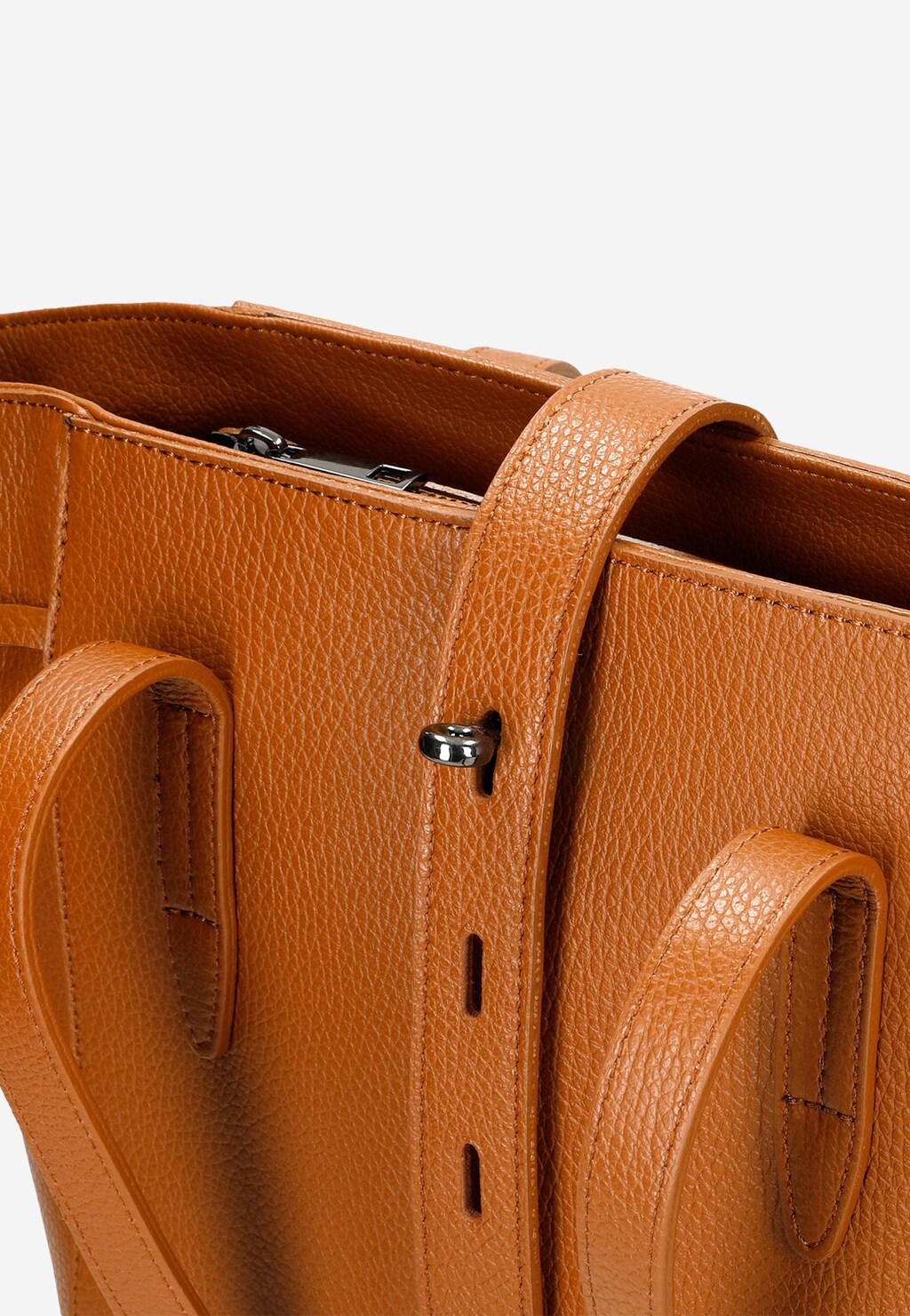 Veľká dámska kabelka na každodenné nosenie z pravej kože 80183-53 Widok 5