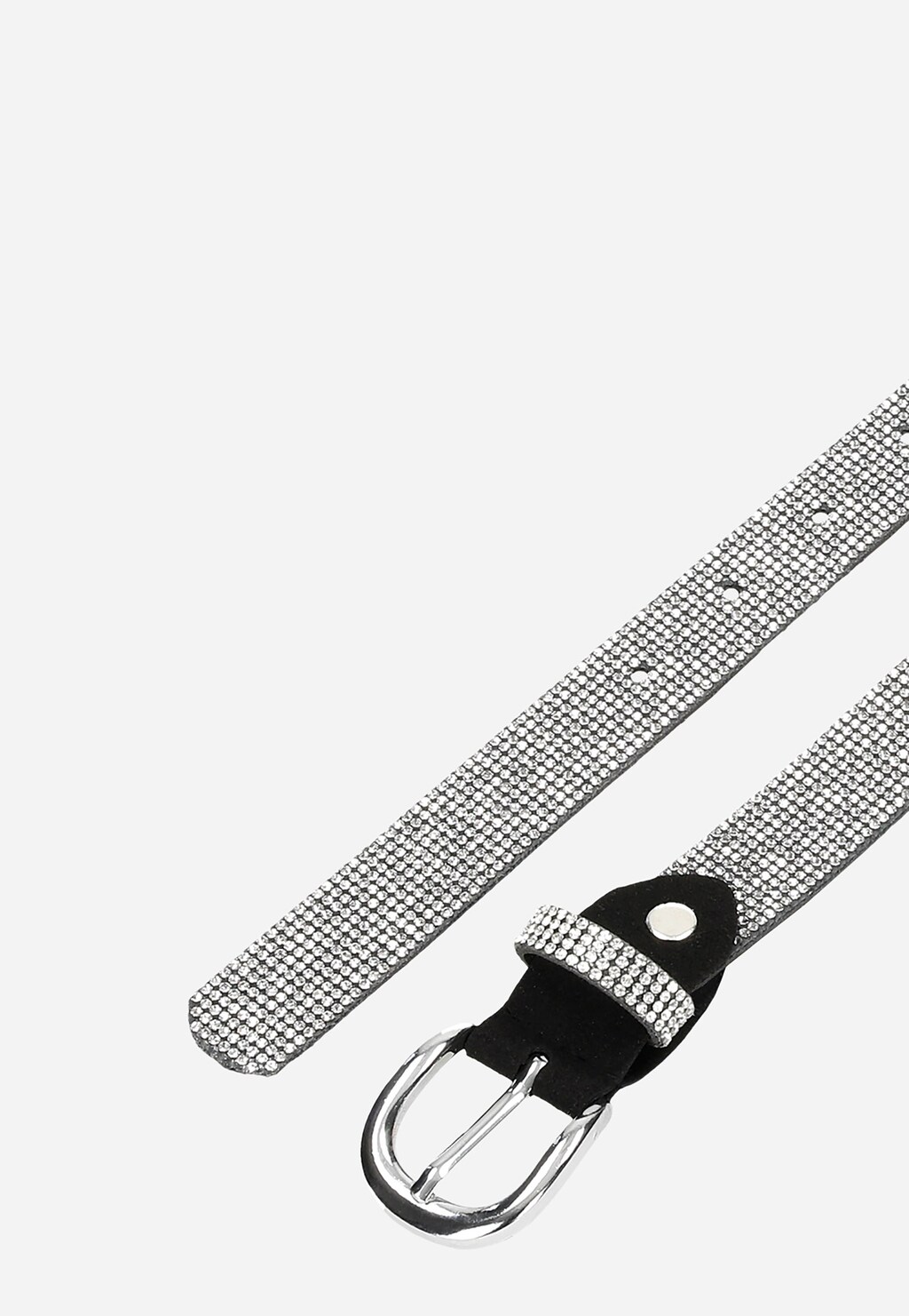 WJS czarny pasek damski wysadzany kryształkami WJS91023-51 Widok 4