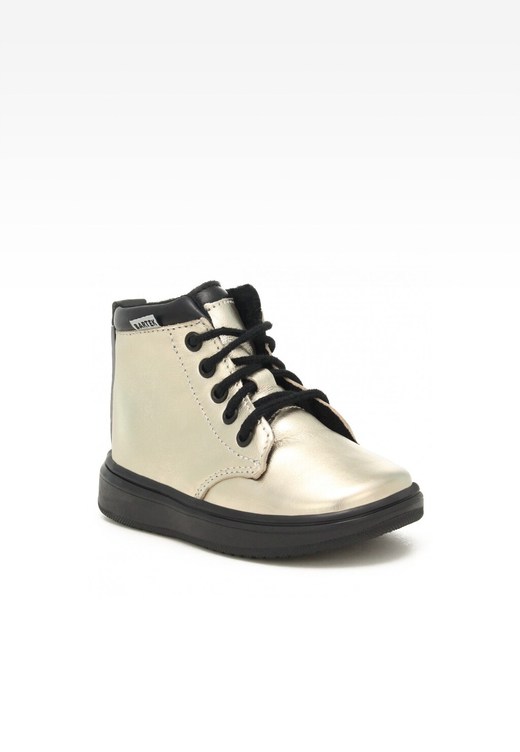 Trzewiki ocieplane BARTEK 11561002, dla dziewcząt, złoty Widok 2