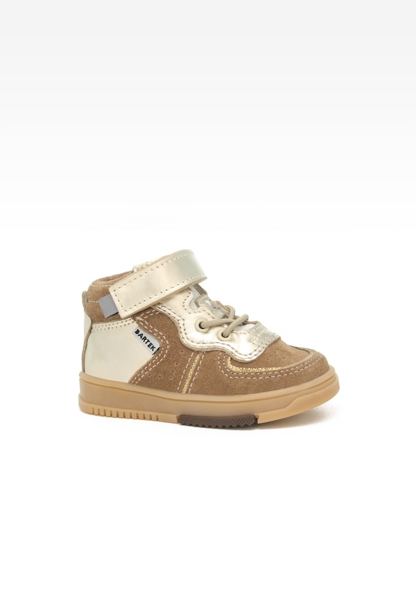 Sneakers pentru fete BARTEK 11583008, bej-auriu