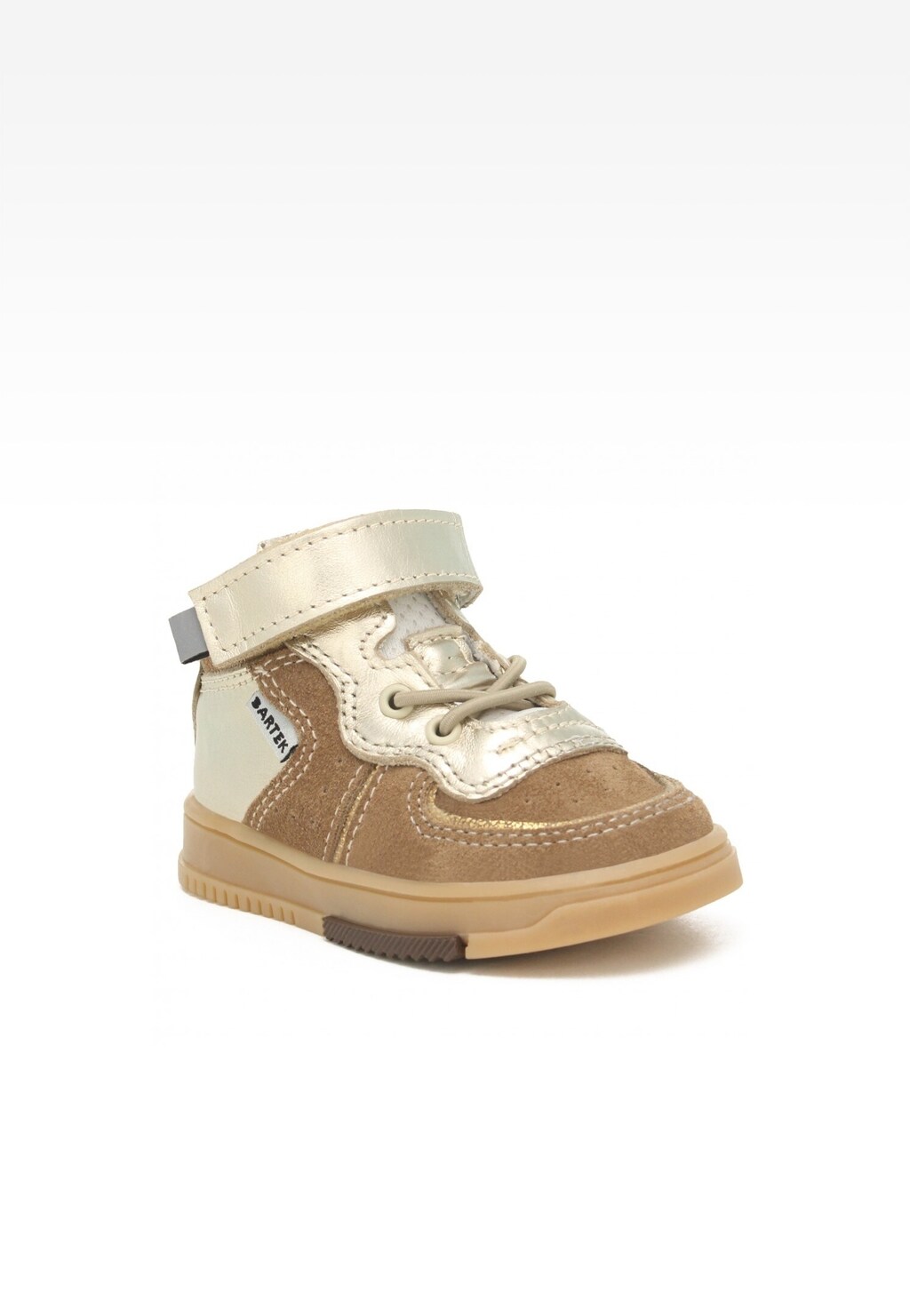 Tenisky BARTEK 11583008, pro dívky, béžovo-zlaté Widok 2