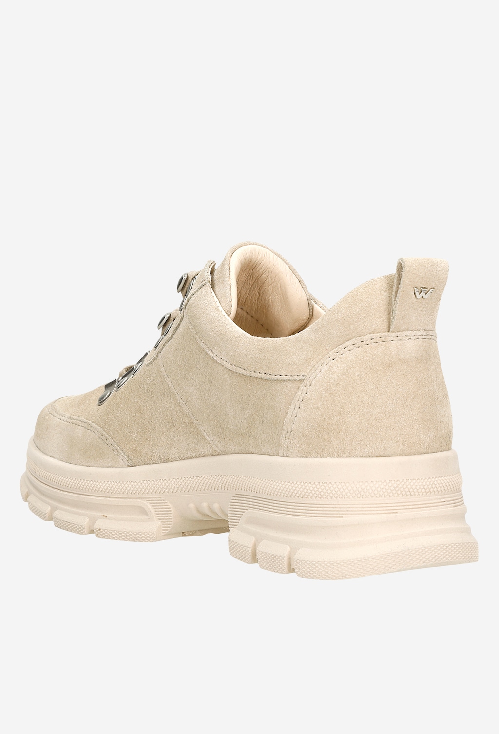 Dámske sneakersy z prírodnej béžovej kože 46108-64 Widok 4