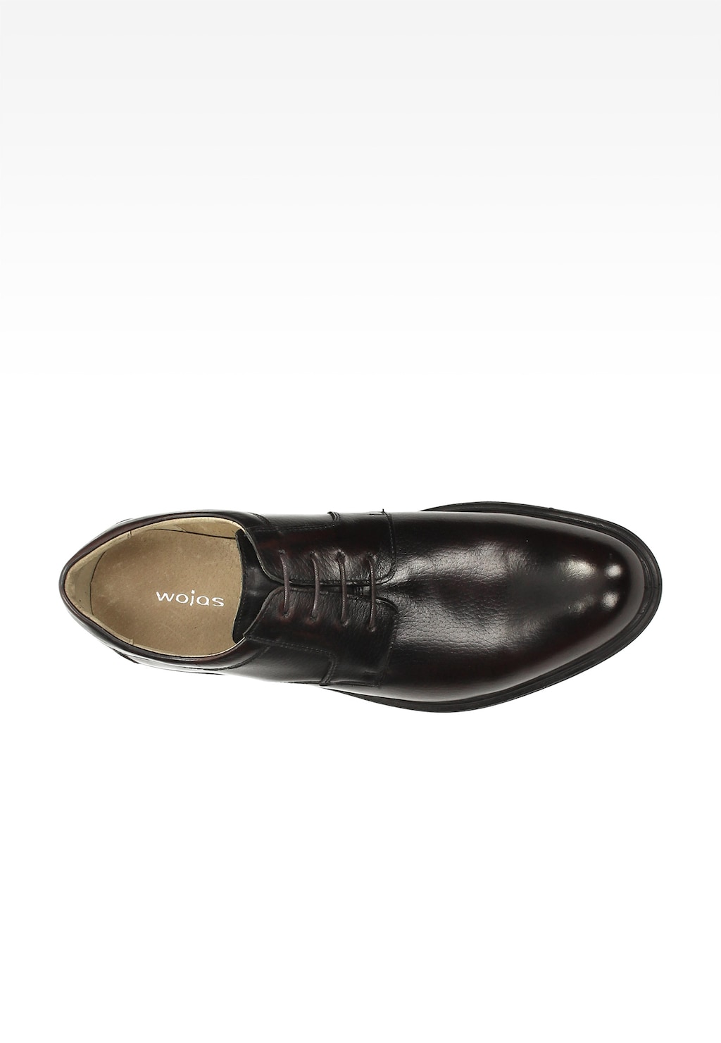Ciemnobrązowe męskie półbuty 1808-32 Widok 1