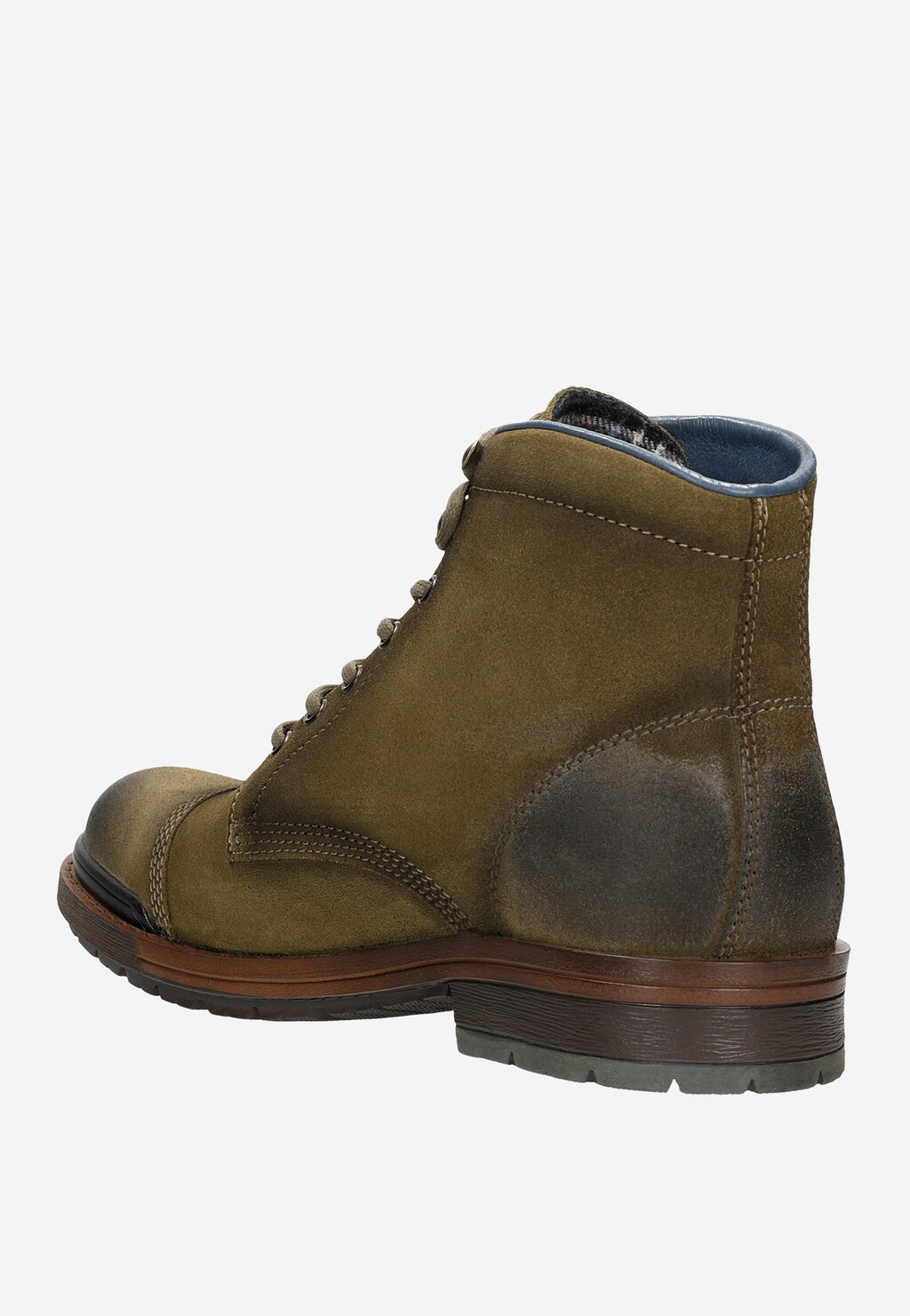 Jesienne bikery męskie w kolorze zielonym 24032-67 Widok 3