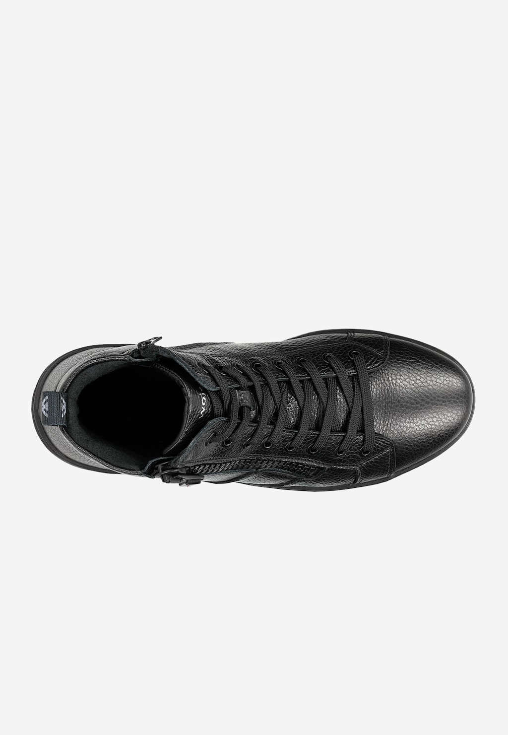 Kožené pánské kotníkové šněrovací boty se zipem 24045-51 Widok 4