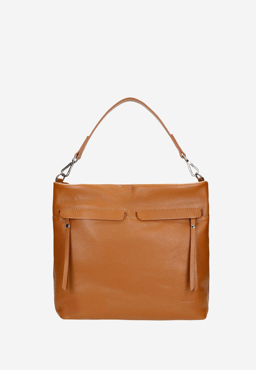 Jasnobrązowa skórzana torebka damska 80191-53 Widok 1