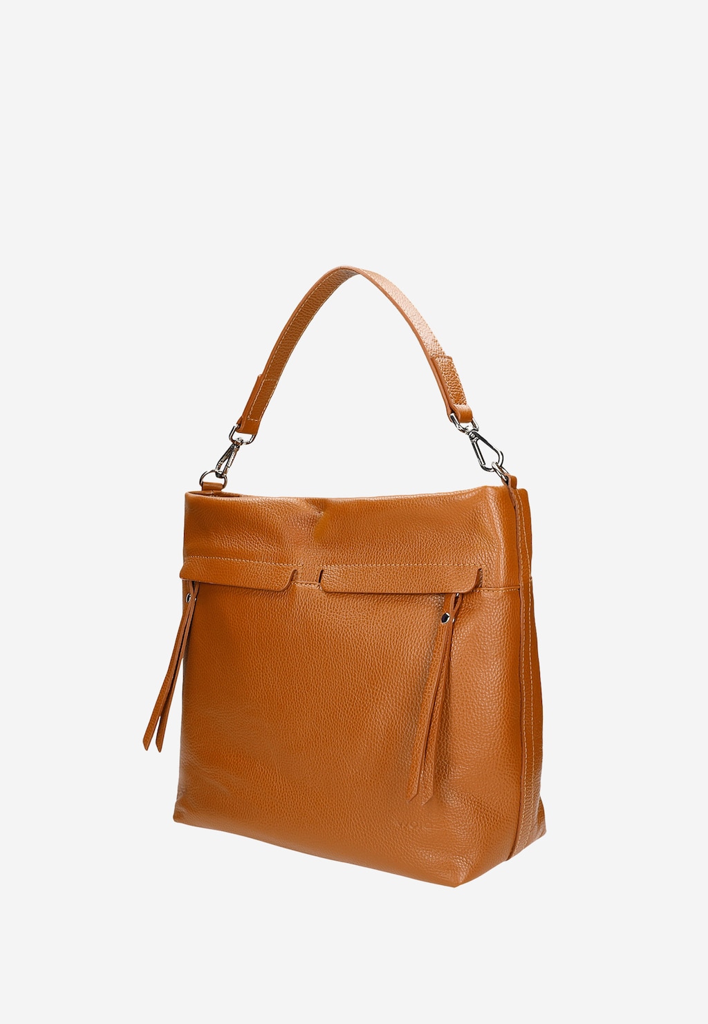 Jasnobrązowa skórzana torebka damska 80191-53 Widok 2