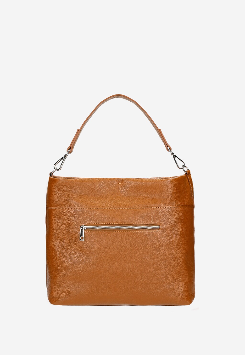 Jasnobrązowa skórzana torebka damska 80191-53 Widok 3