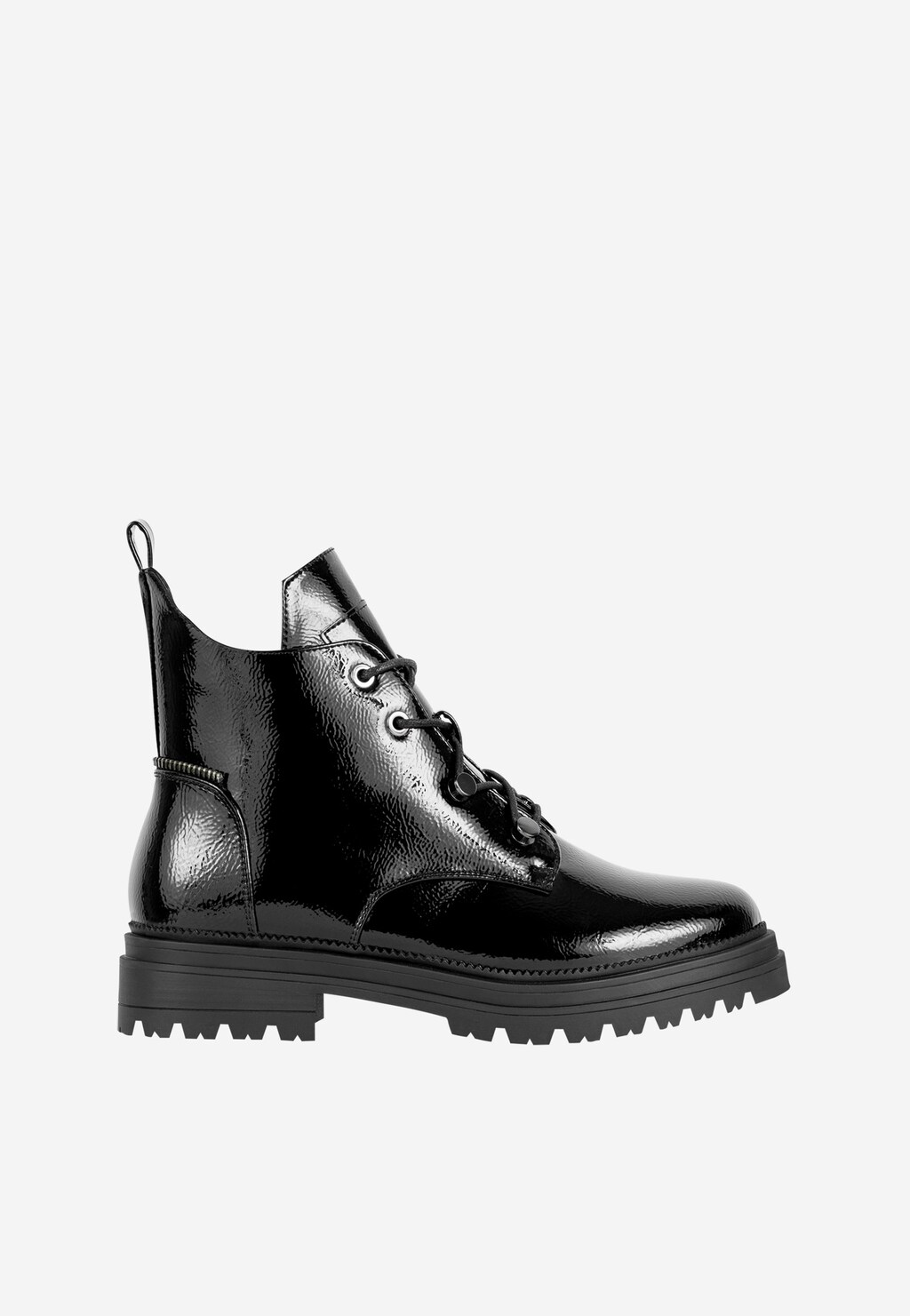 WJS czarne ocieplane trzewiki damskie WJS55019-31 Widok 2