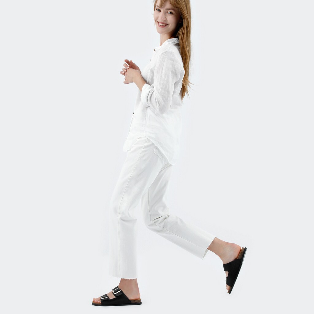 Czarne klapki damskie na korku 74040-51 Widok 8