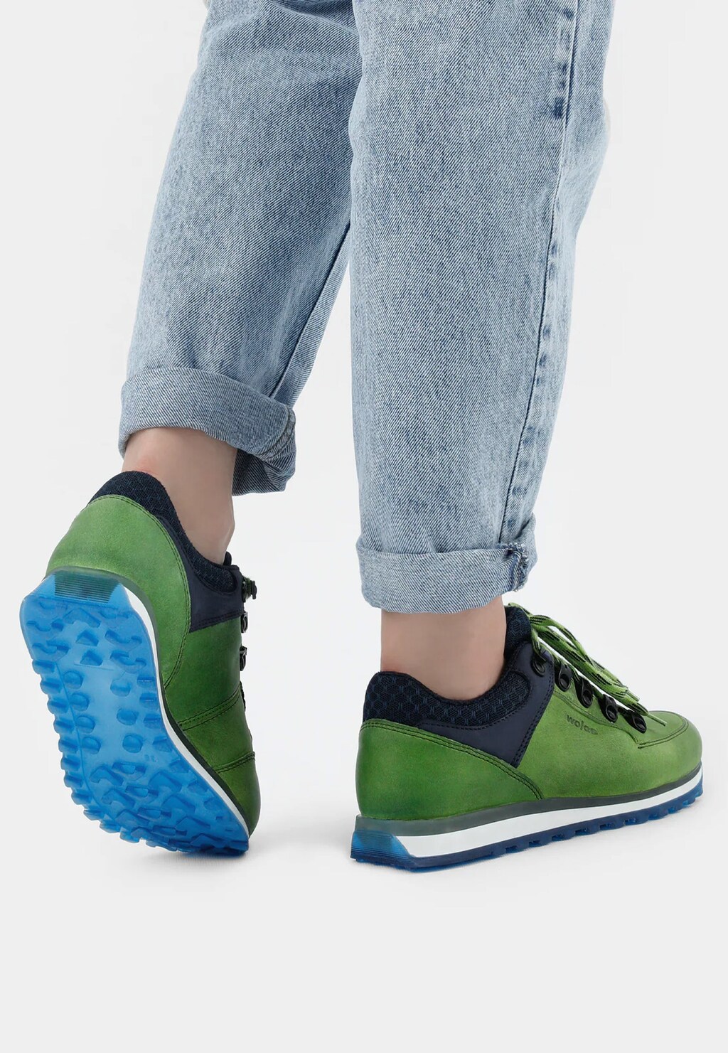 Zelené dámske sneakersy do mesta i do prírody 46083-97 Widok 7