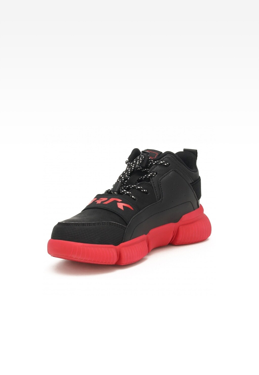 Sneakers BARTEK 17167006, czarno-czerwony Widok 3