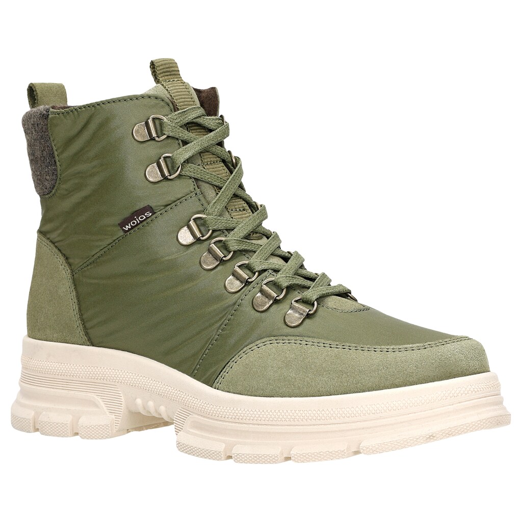 Zateplené členkové topánky v originálnej zelenej farbe 64053-87 Widok 3