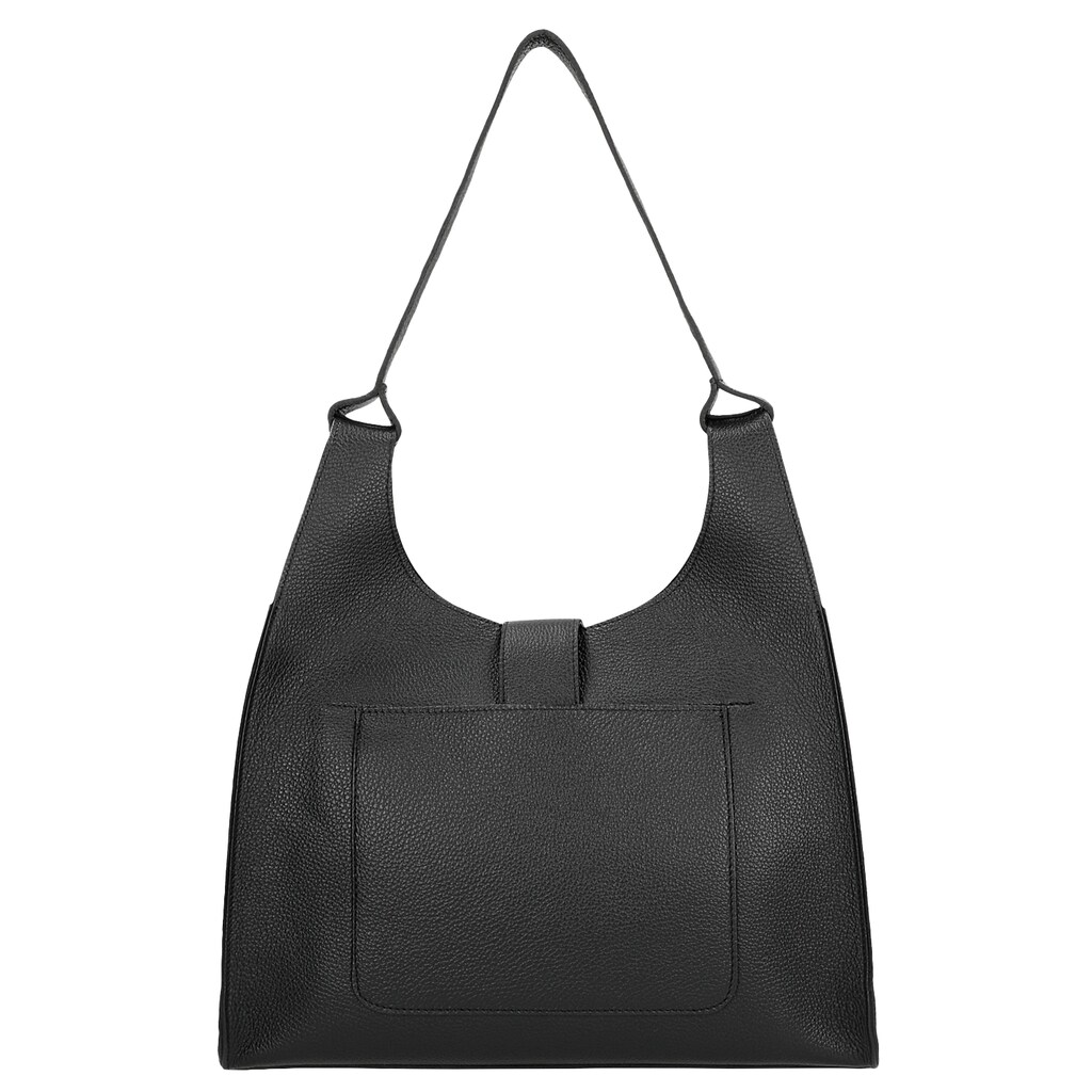 Duża poręczna torebka damska w kolorze czarnym 80125-51 Widok 3