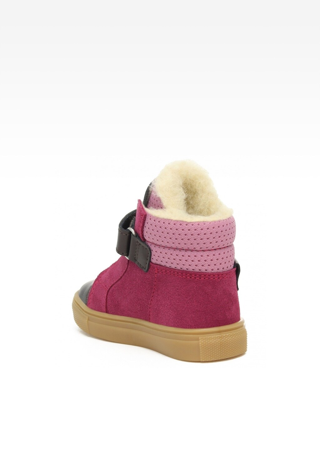 Trzewiki ocieplane BARTEK 11578003, dla dziewcząt, różowo-brazowy Widok 5