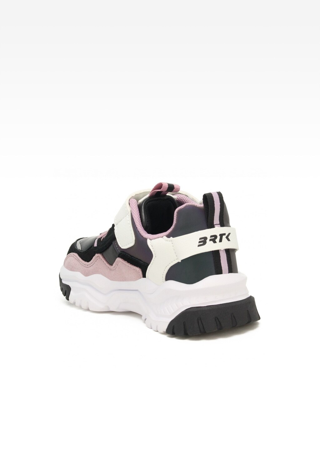 Półbuty BARTEK 18412003, dla dziewcząt, czarno-różowy Widok 5