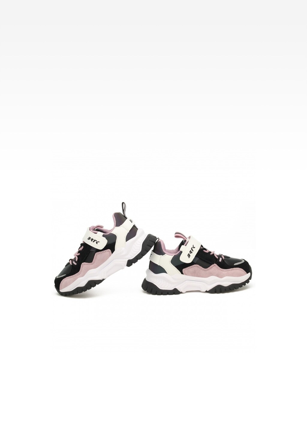 Półbuty BARTEK 18412003, dla dziewcząt, czarno-różowy Widok 6