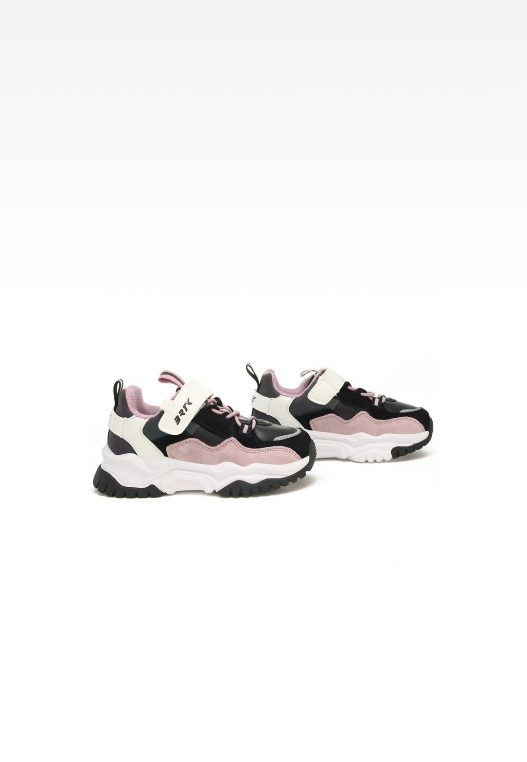 Półbuty BARTEK 18412003, dla dziewcząt, czarno-różowy Widok 7