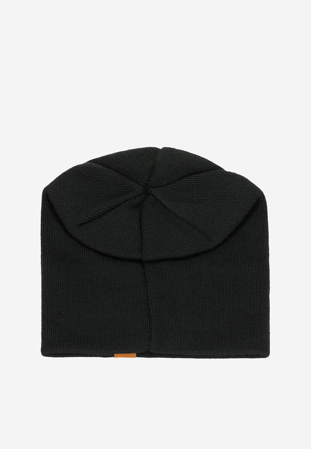 Czarna czapka damska z domieszką wełny 96011-11 Widok 3
