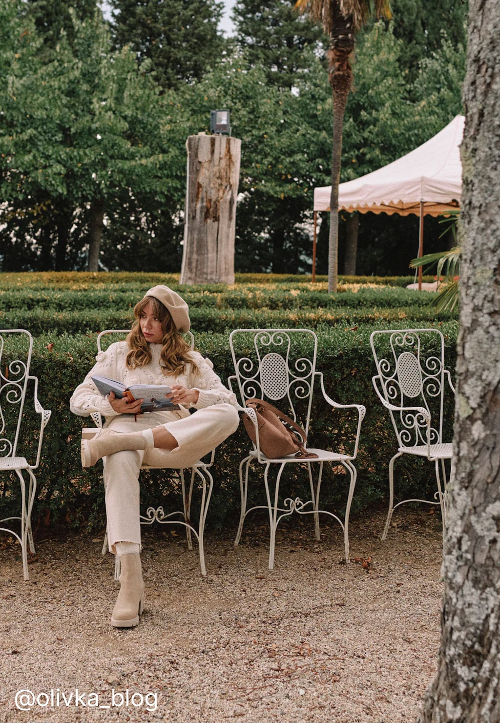 Béžové dámske členkové čižmy s hrubou podrážkou 55109-64 Widok 7