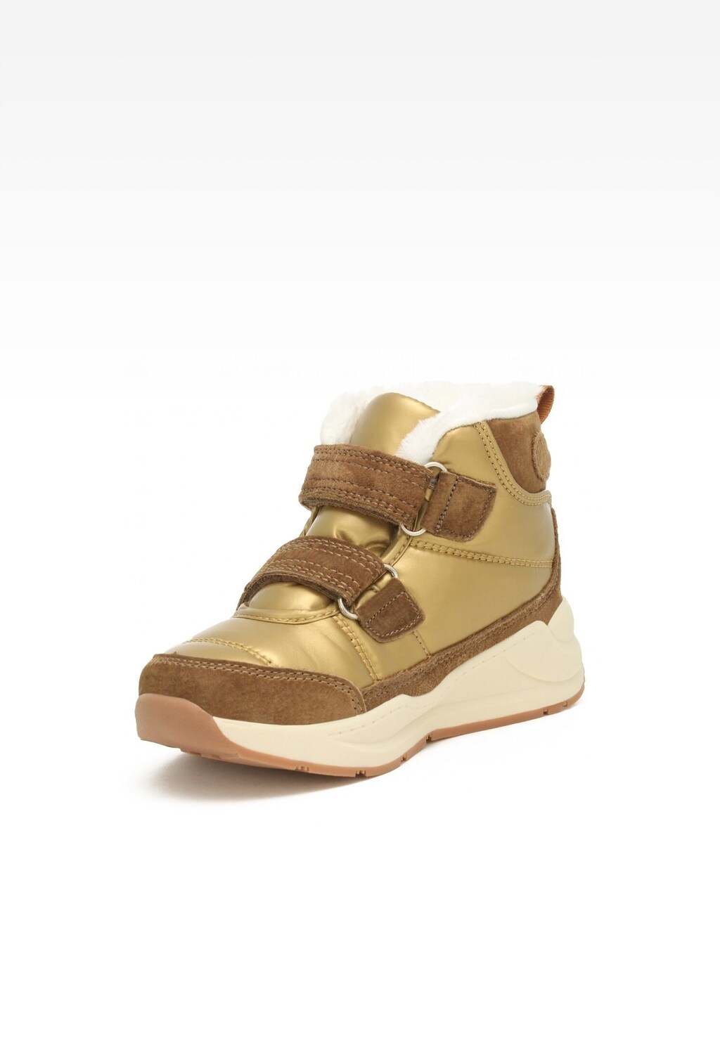 Trzewiki ocieplane BARTEK 14171002, dla dziewcząt, złoty Widok 3