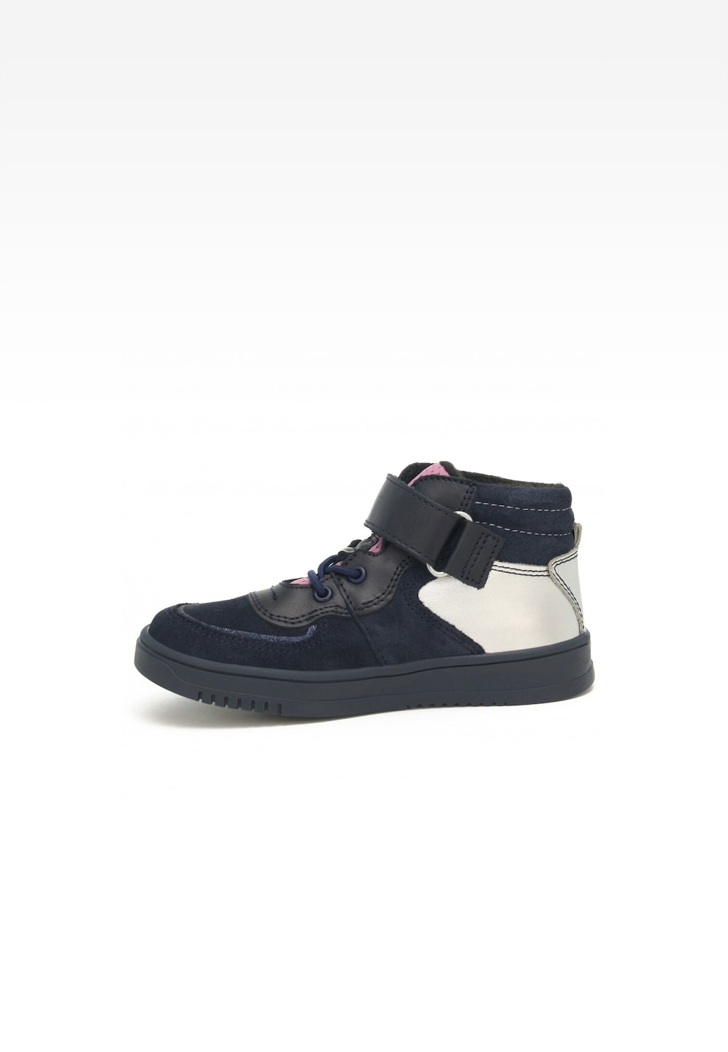 Kotníkové boty BARTEK 17566002, pro dívky, tmavě modro-stříbrné Widok 4