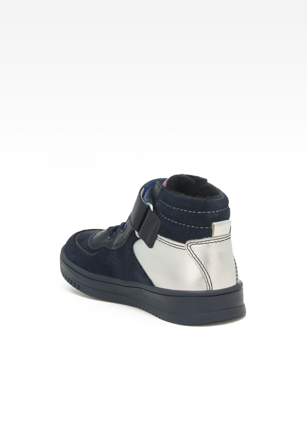 Kotníkové boty BARTEK 17566002, pro dívky, tmavě modro-stříbrné Widok 5
