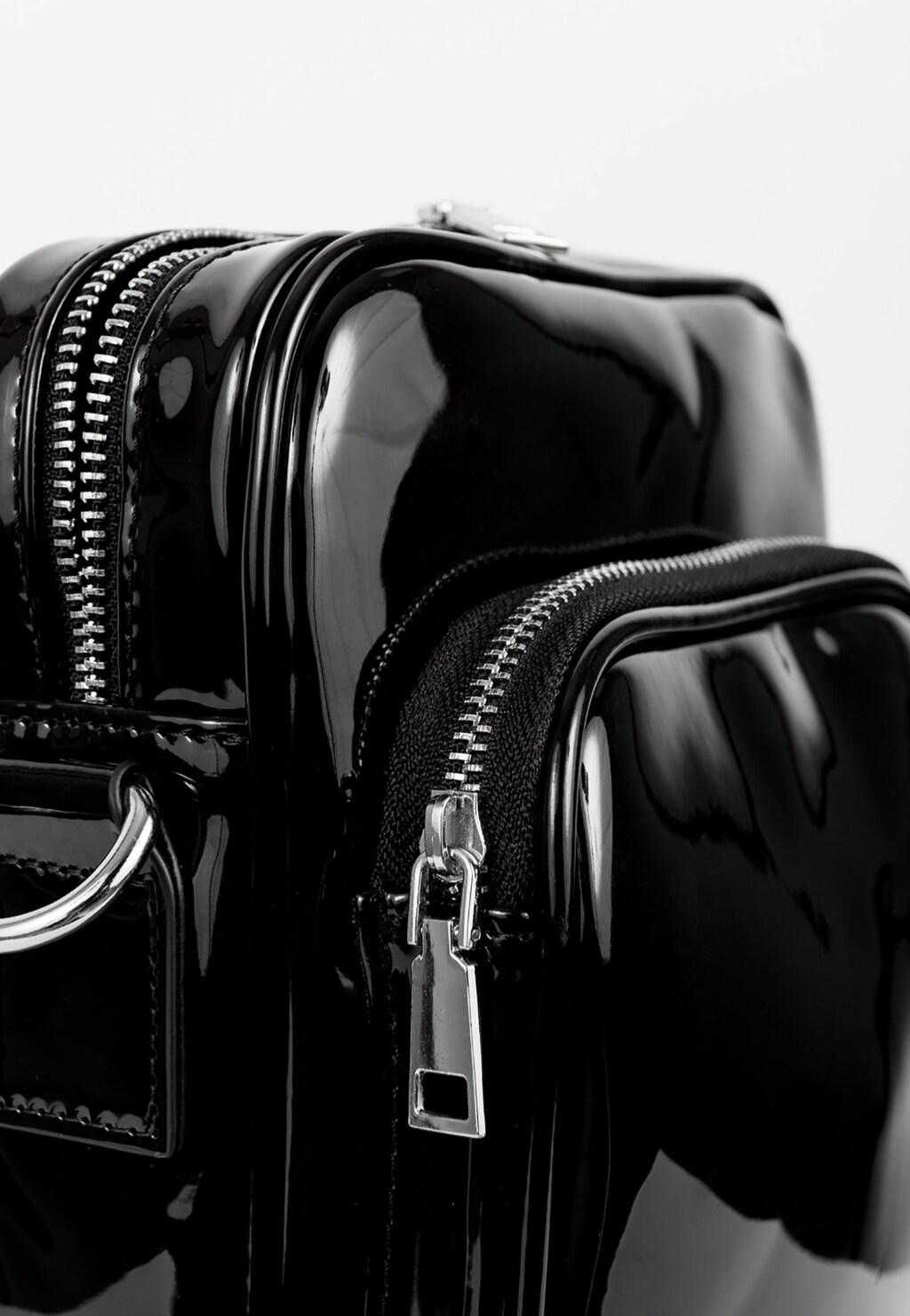 WJS czarna lakierowana torebka damska WJS90006-31 Widok 3