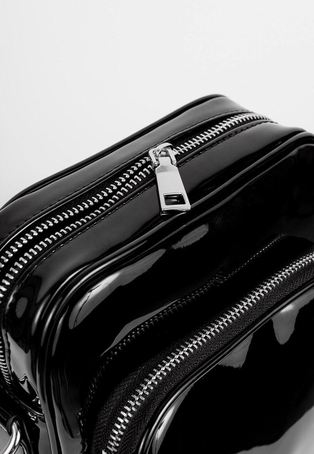 WJS czarna lakierowana torebka damska WJS90006-31 Widok 4
