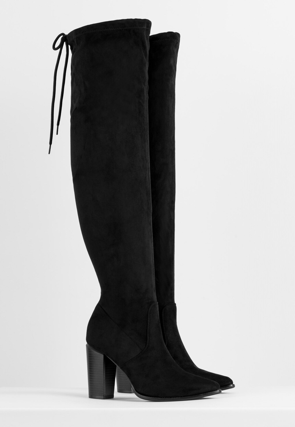 WJS czarne kozaki damskie na obcasie WJS45016-61 Widok 3