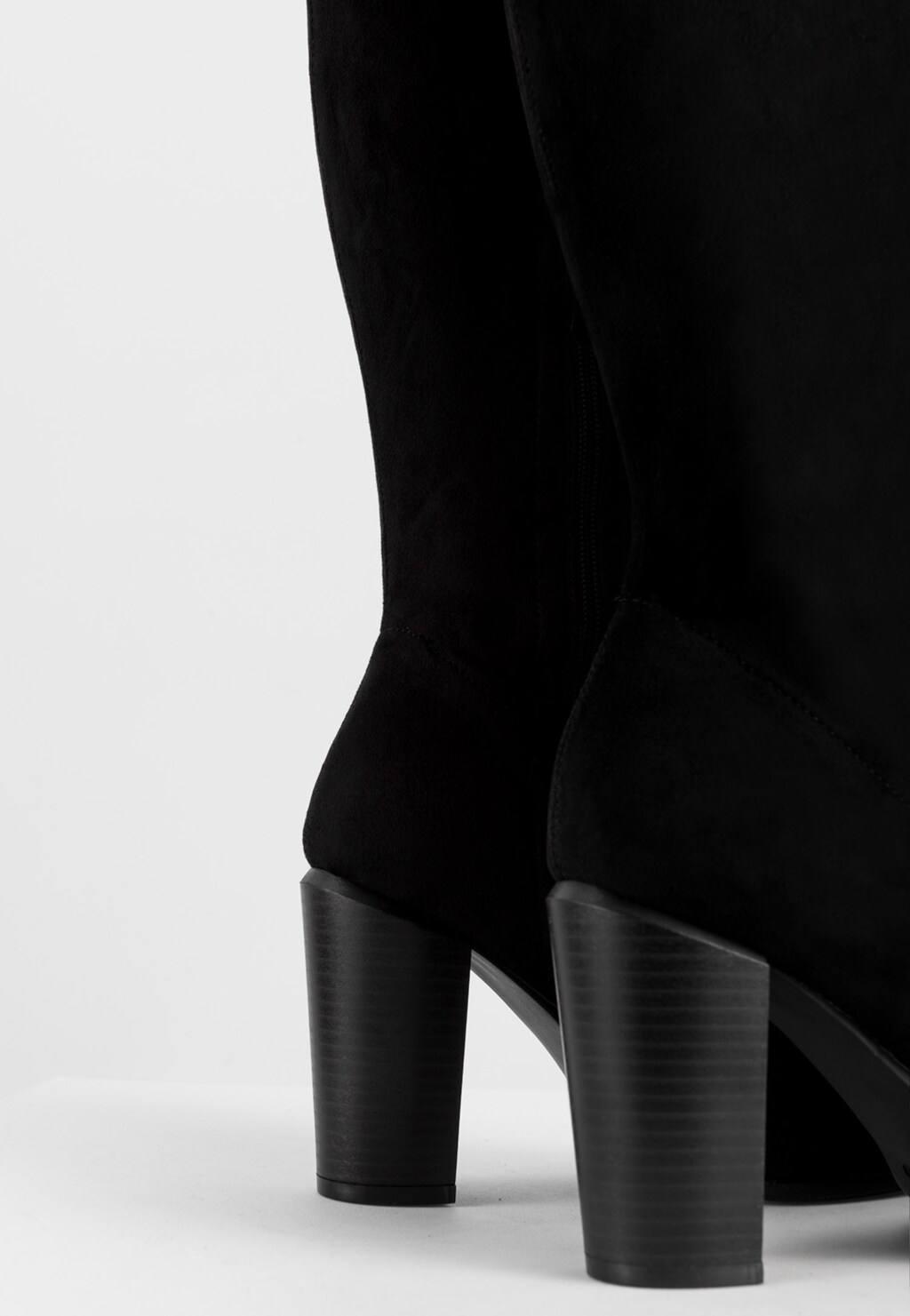 WJS czarne kozaki damskie na obcasie WJS45016-61 Widok 5