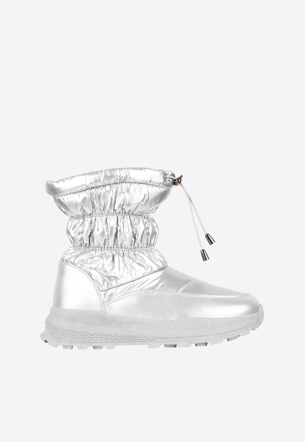 WJS wsuwane Śniegowce damskie w kolorze srebrnym WJS44007-89 Widok 1