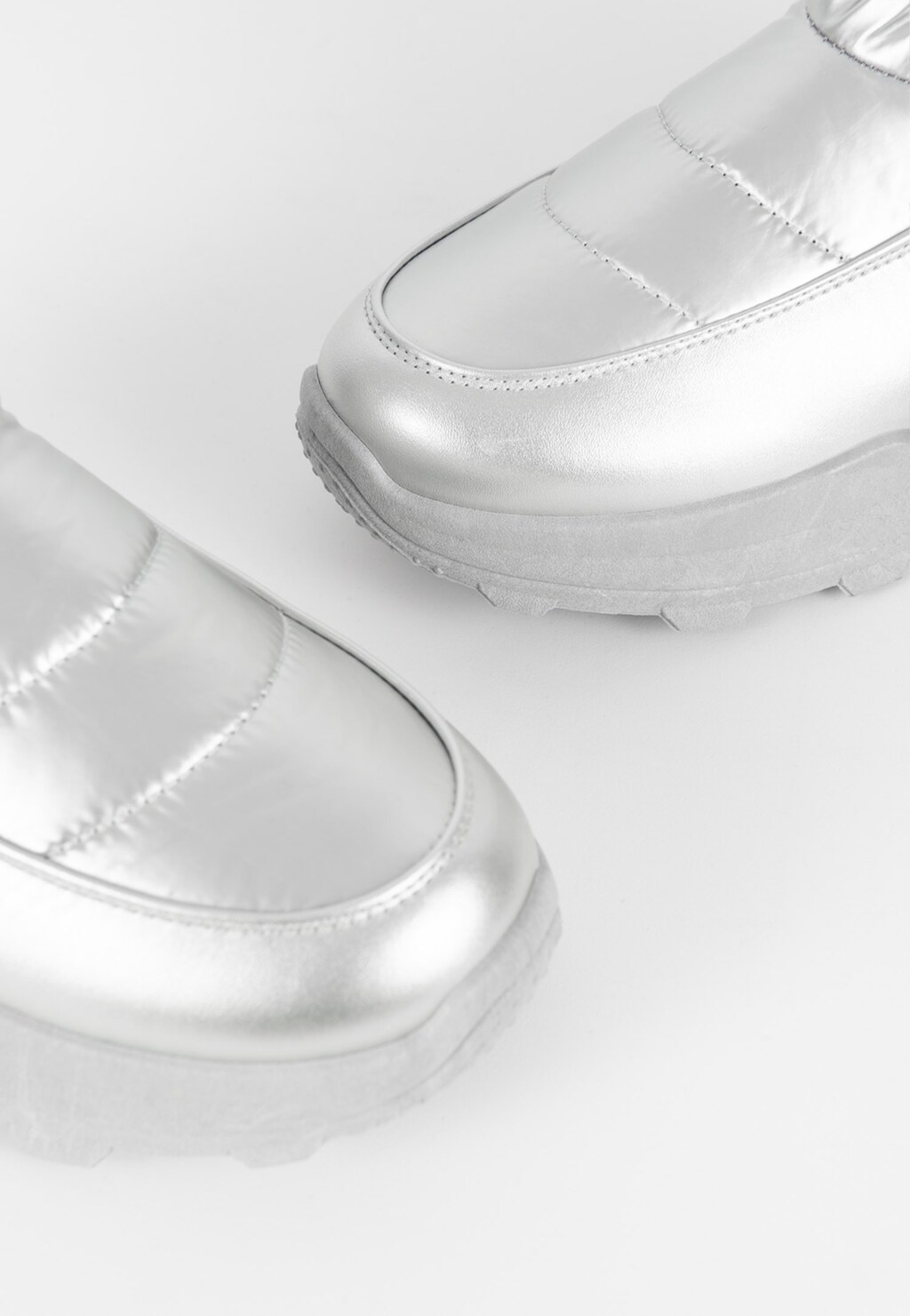 WJS wsuwane Śniegowce damskie w kolorze srebrnym WJS44007-89 Widok 4