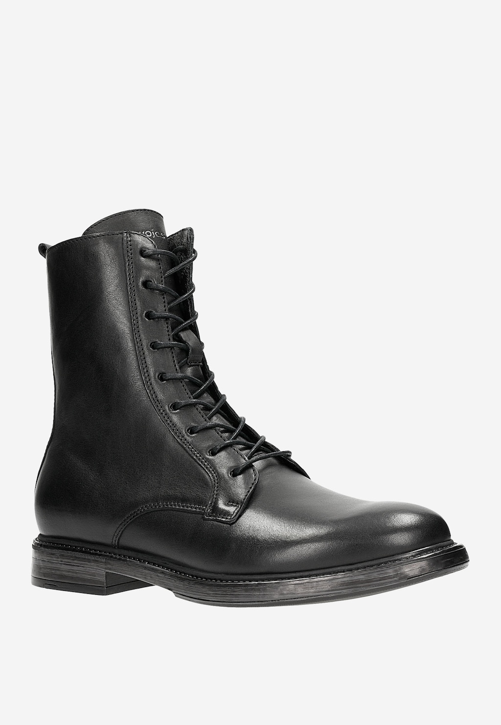 Minimalistyczne czarne trzewiki męskie 24036-51 Widok 3