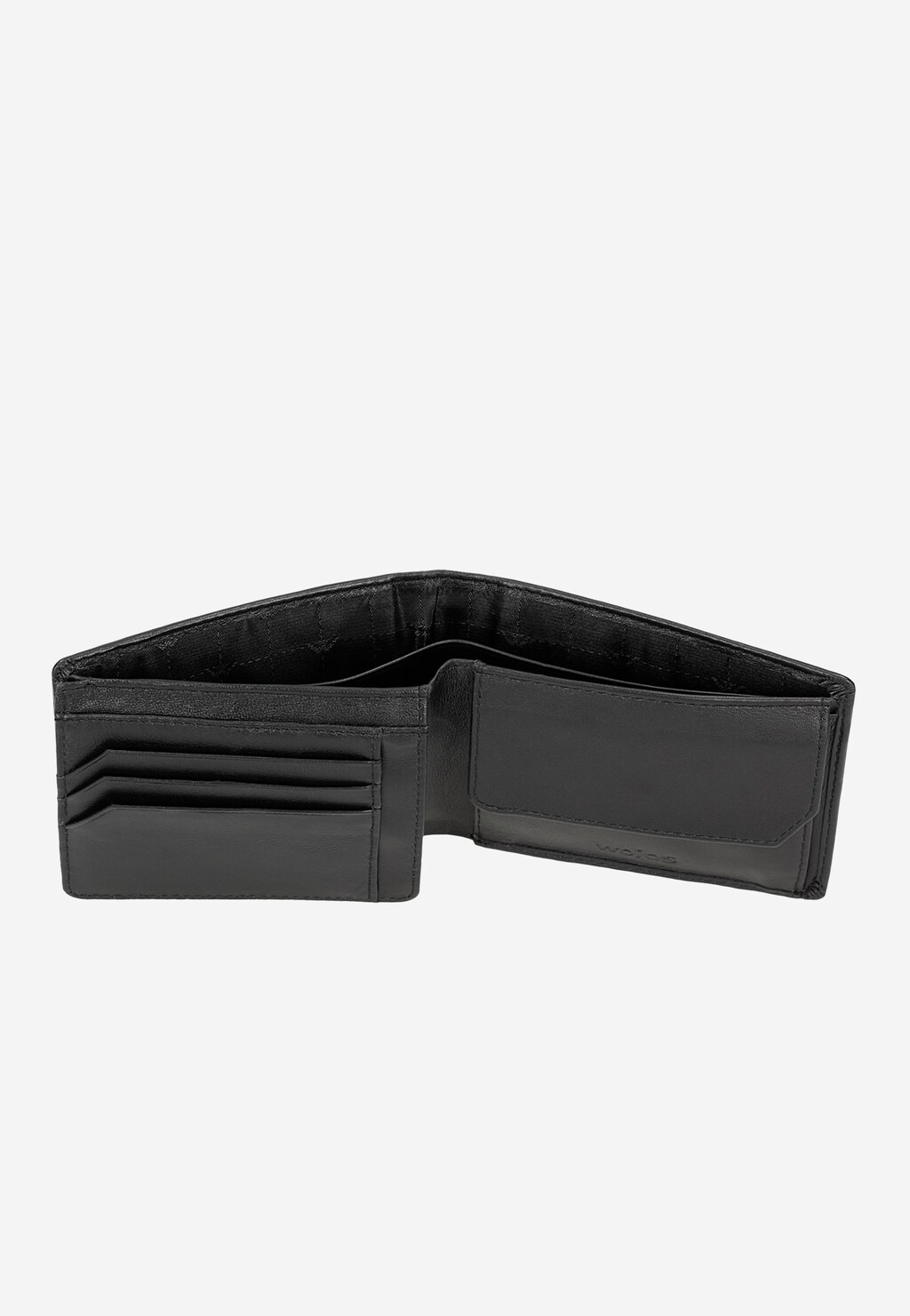 Elegantná pánska kožená peňaženka v čiernej farbe 91040-51 Widok 6