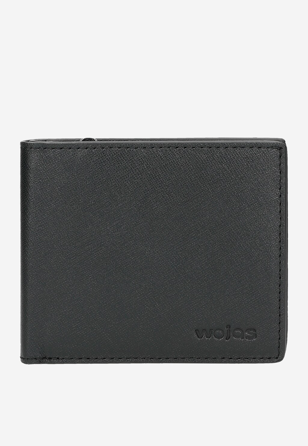 Klasyczny czarny portfel męski ze skóry licowej 91044-51 Widok 1