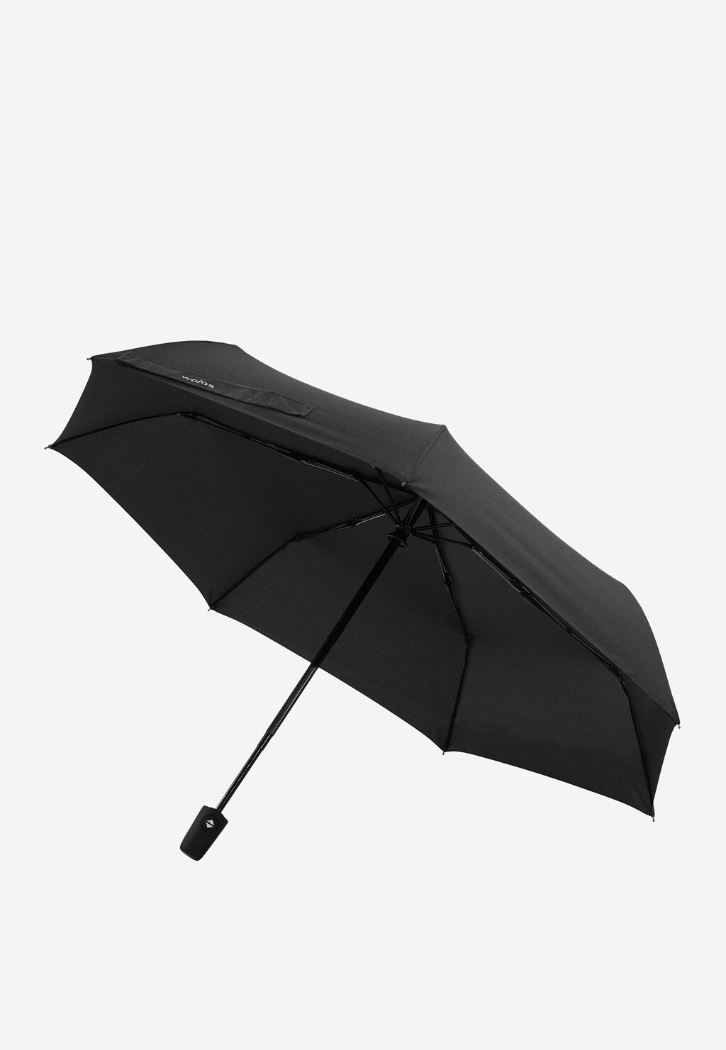 Čierny skladací dáždnik, ktorý Vám pomôže v silnom lejaku 96702-11 Widok 1