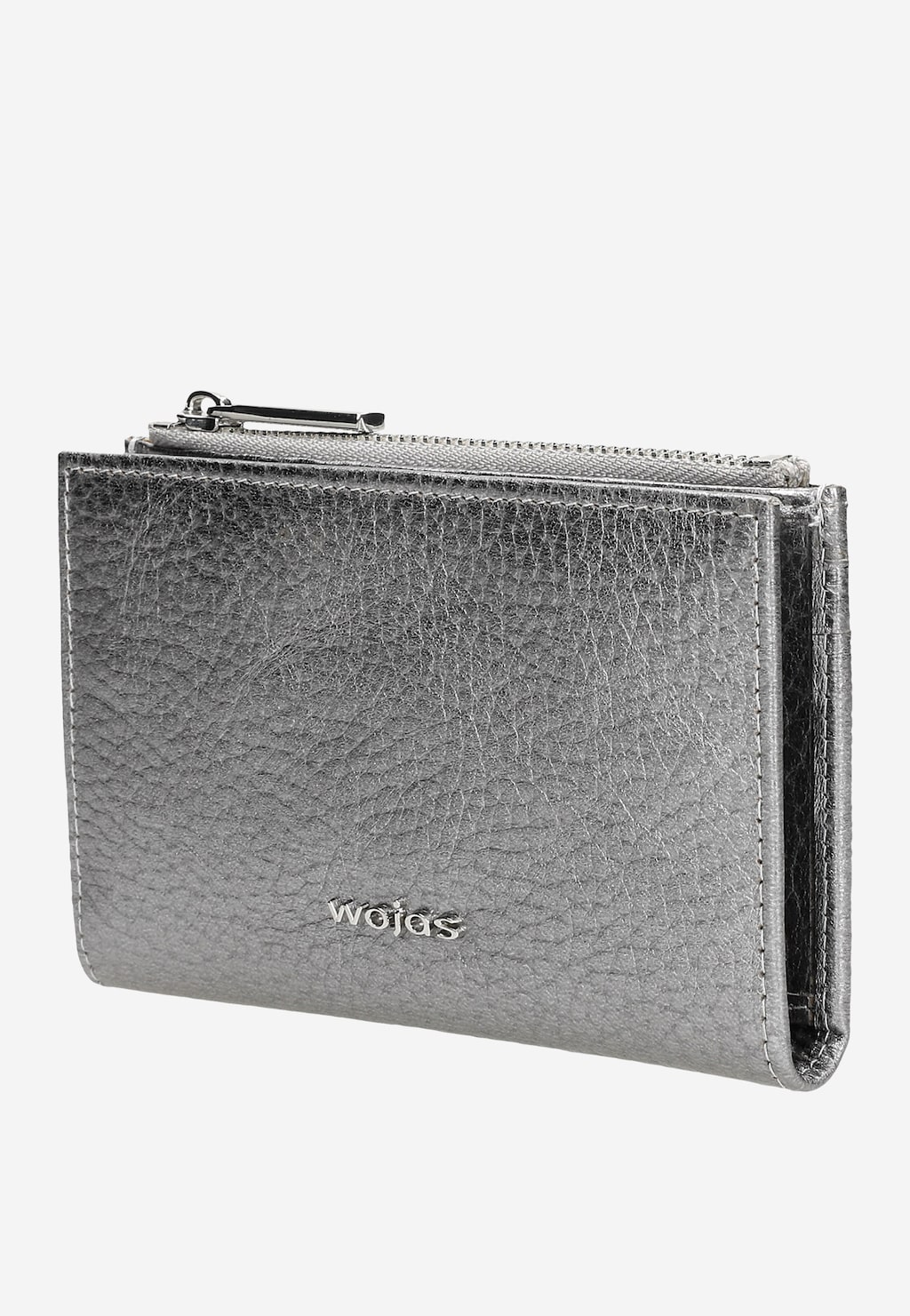 Srebrny portfel damski ze skóry licowej 91022-59 Widok 3