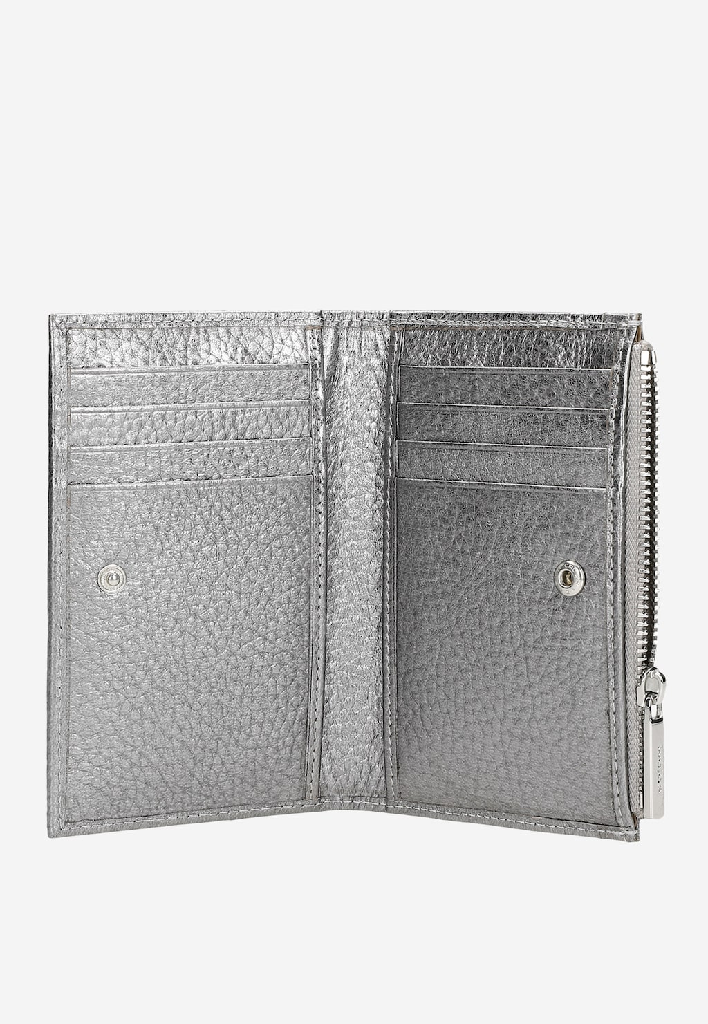 Srebrny portfel damski ze skóry licowej 91022-59 Widok 5