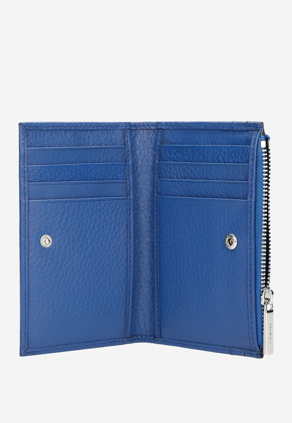 Trendy kožená dámská peněženka v jasně modré barvě 91022-56 Widok 4