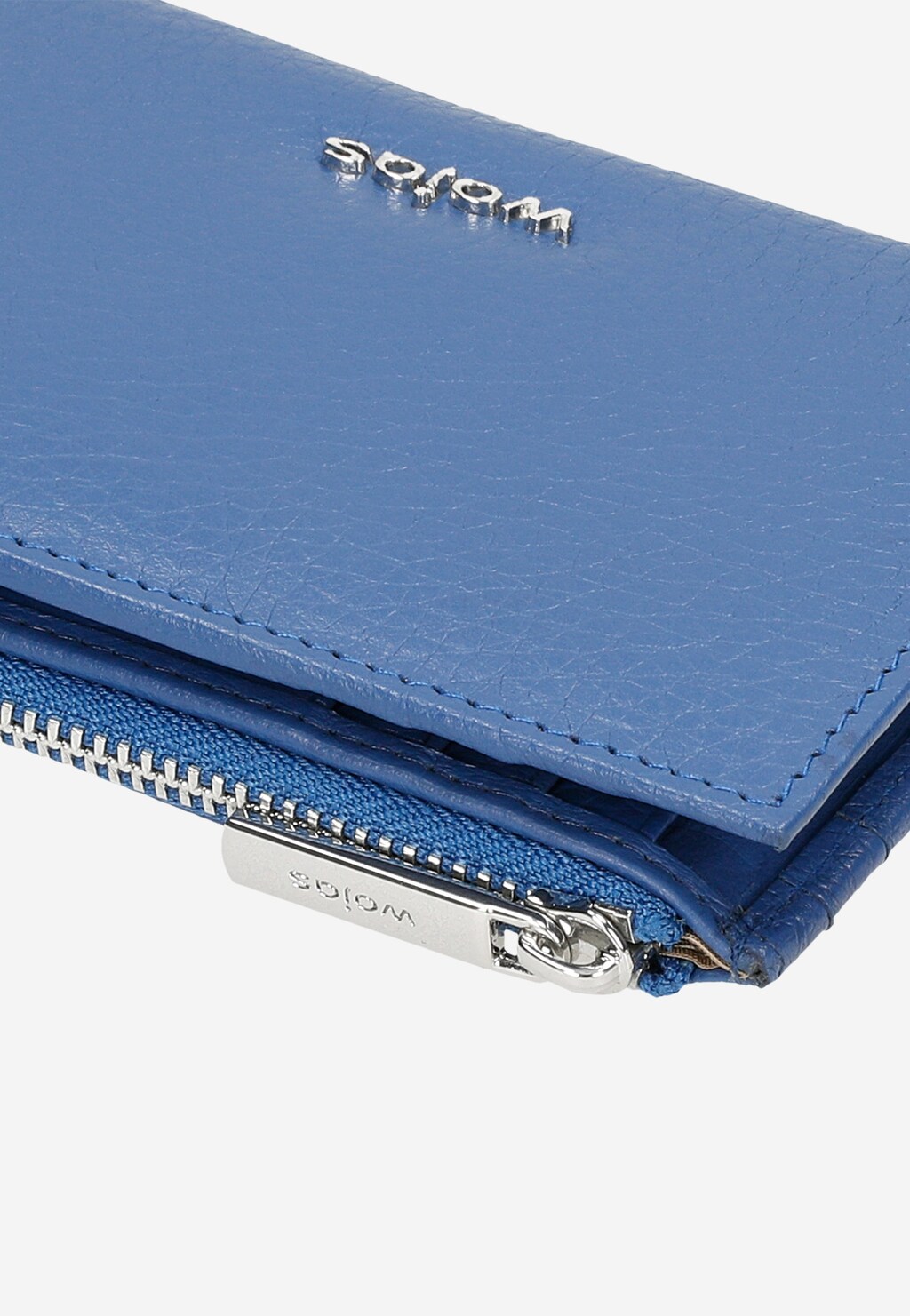 Trendy kožená dámská peněženka v jasně modré barvě 91022-56 Widok 6