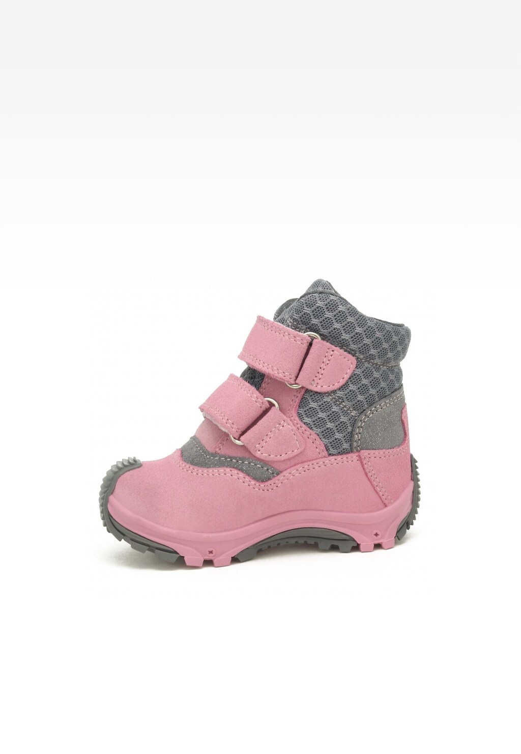 Trzewiki ocieplane BARTEK 21643-004, dla dziewcząt, różowo-szary Widok 4