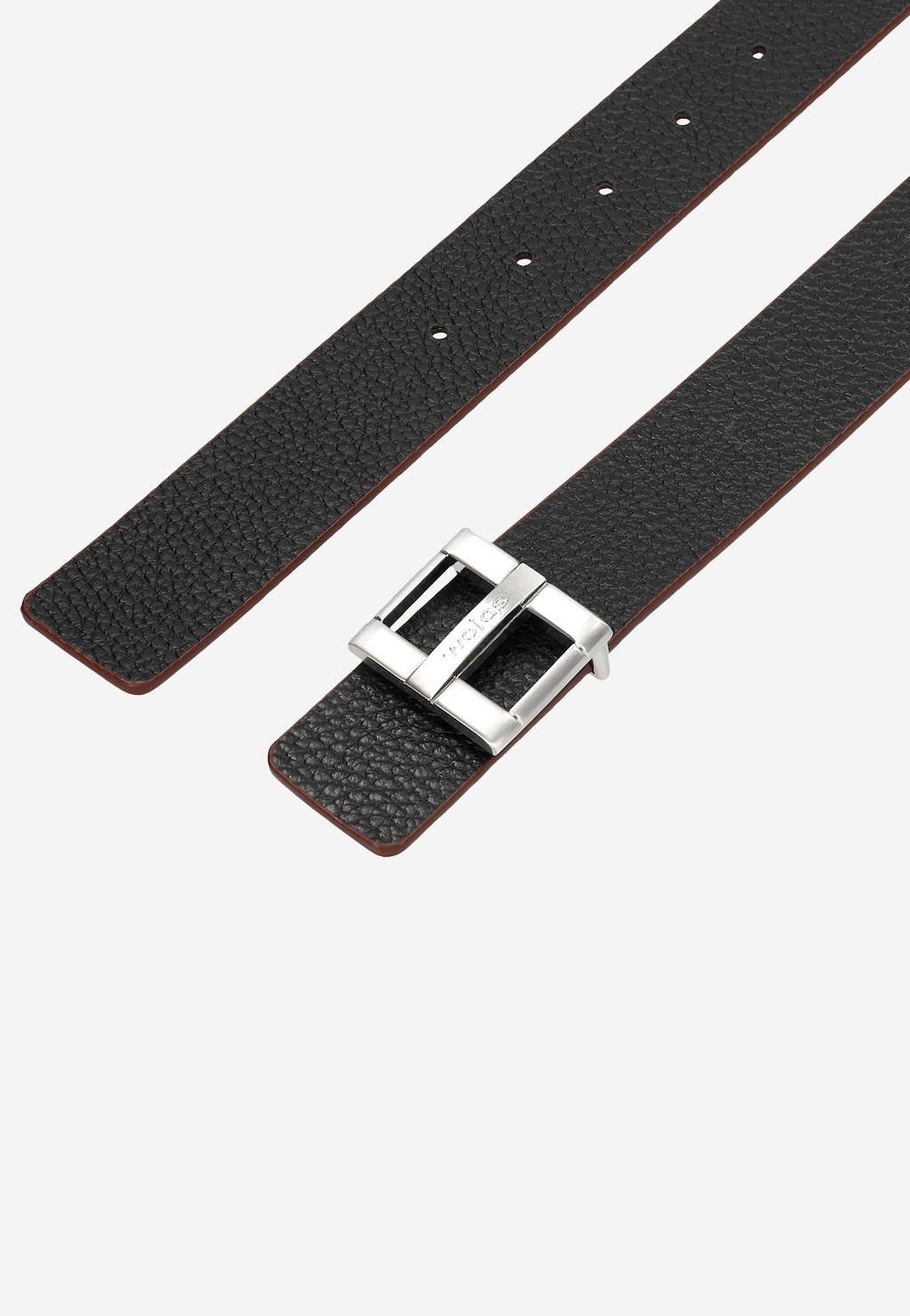 Dámské pásky s přezkou v černé a bordó barvě 93056-55 Widok 8